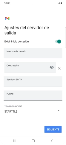 Pulsa el indicador junto a 