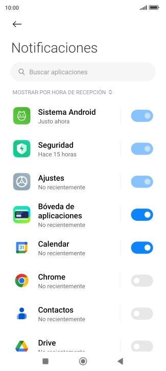 Pulsa la app deseada.