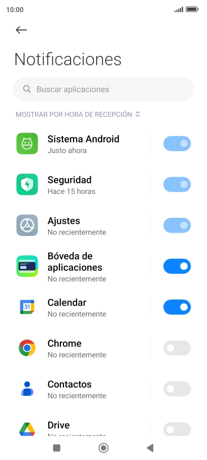 Pulsa la app deseada.
