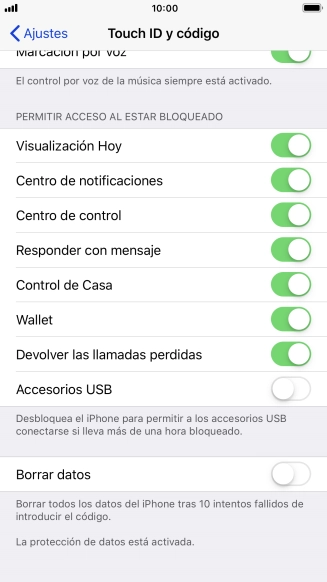 Pulsa el indicador junto a 