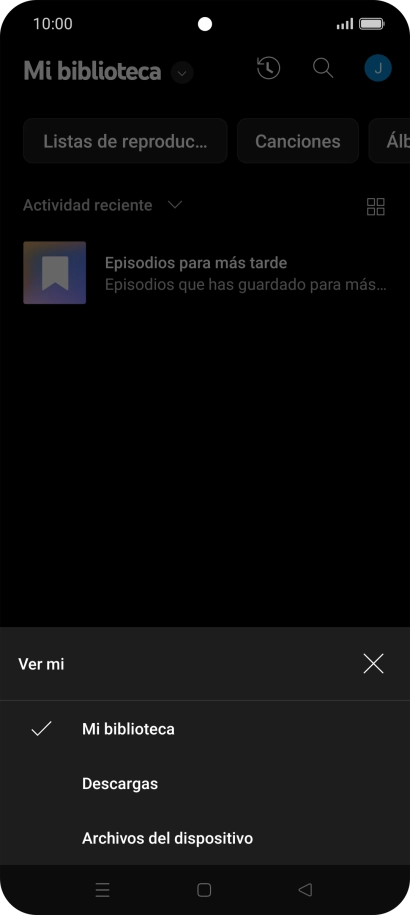 Pulsa la categoría deseada.