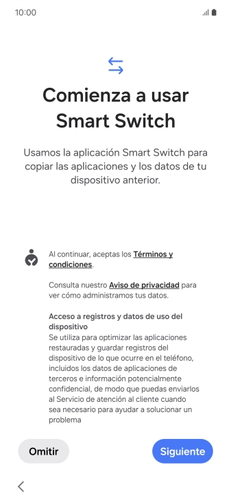 Pulsa Siguiente.