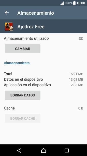 Pulsa la tecla de inicio para terminar y regresar a la pantalla de inicio.