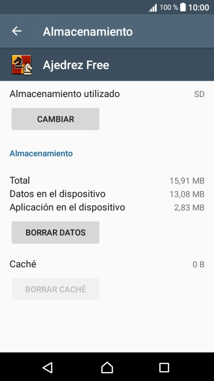 Pulsa la tecla de inicio para terminar y regresar a la pantalla de inicio.