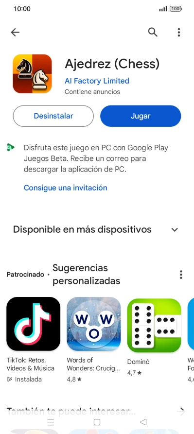 Pulsa la tecla de inicio para terminar y regresar a la pantalla de inicio.