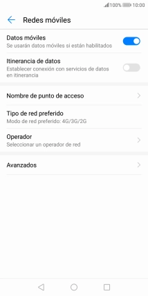 Pulsa Operador.