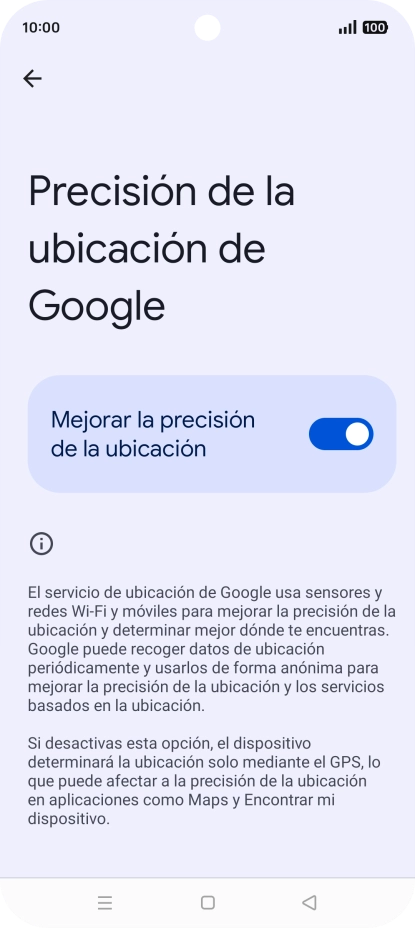 Si pulsas el indicador junto a 