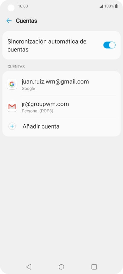 Pulsa la tecla de inicio para terminar y regresar a la pantalla de inicio.