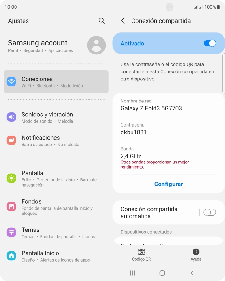 Pulsa la tecla de inicio para terminar y regresar a la pantalla de inicio.