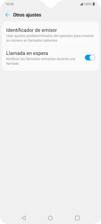 Pulsa el indicador junto a 