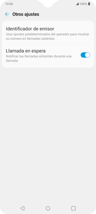 Pulsa el indicador junto a 