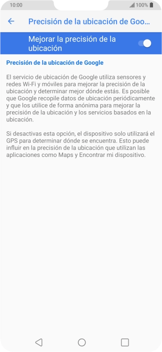 Pulsa el indicador junto a 