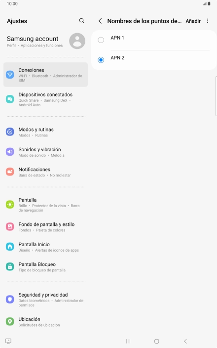 Pulsa la tecla de inicio para terminar y regresar a la pantalla de inicio.