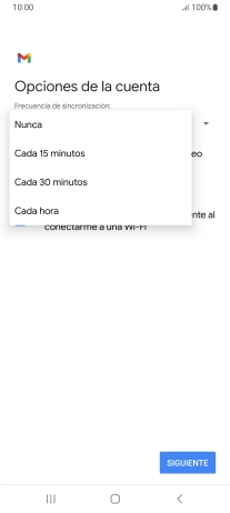 Pulsa el ajuste deseado.