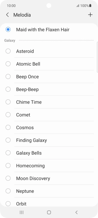 Pulsa la tecla de inicio para terminar y regresar a la pantalla de inicio.