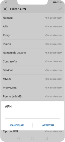 Introduce airtelwap.es y pulsa ACEPTAR.