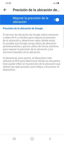 Pulsa el indicador junto a 