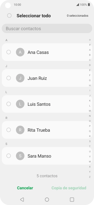 Pulsa en el campo junto a 