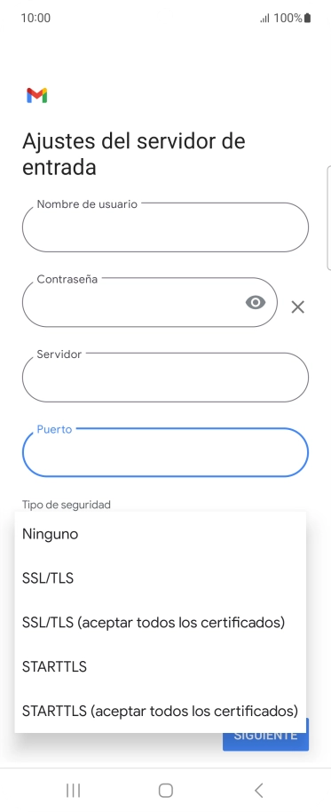 Pulsa Ninguno.