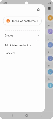 Pulsa Administrar contactos.