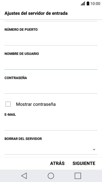 Pulsa la lista desplegable bajo 