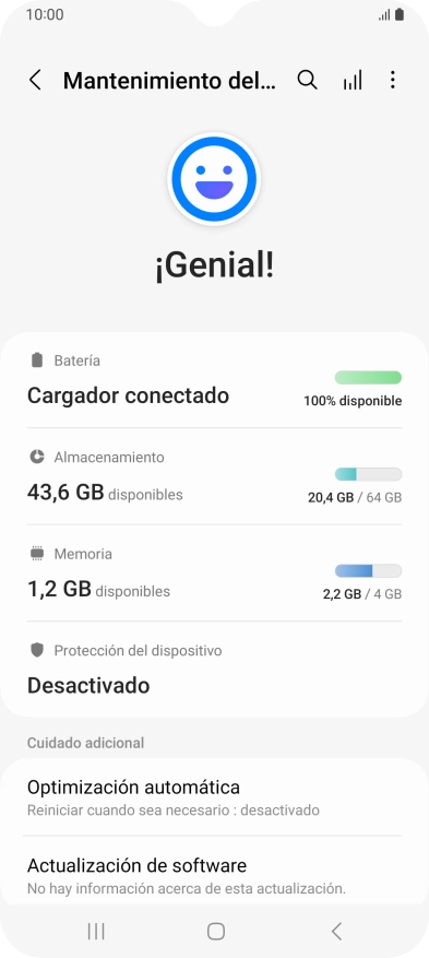 Pulsa Batería.