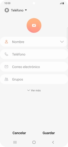 Pulsa la lista desplegable de la guía.