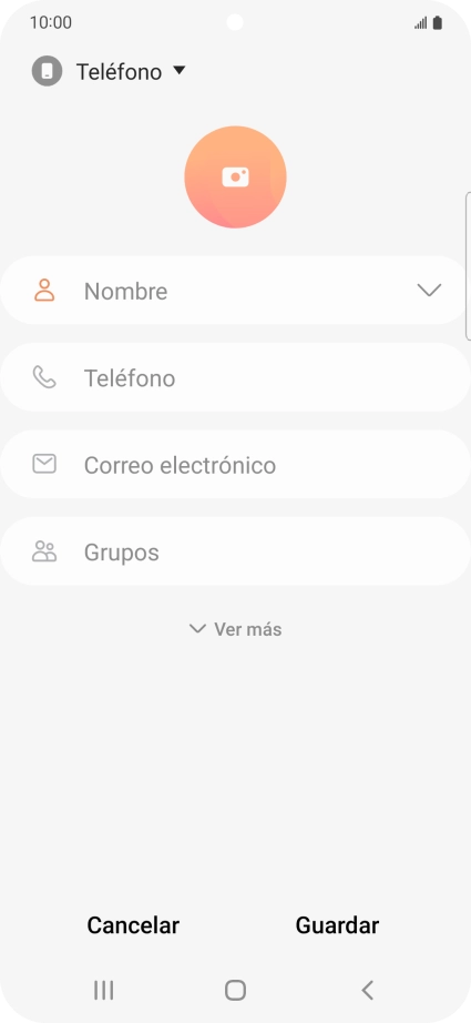 Pulsa la lista desplegable de la guía.
