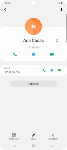 Pulsa la tecla de inicio para terminar y regresar a la pantalla de inicio.