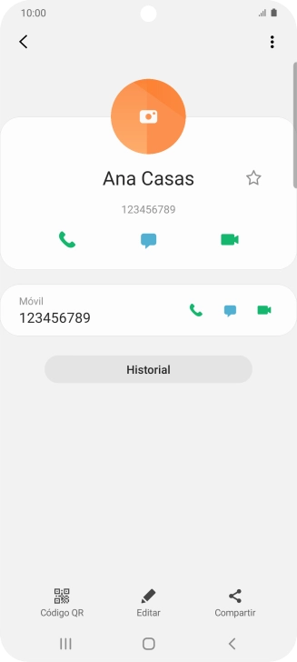 Pulsa la tecla de inicio para terminar y regresar a la pantalla de inicio.