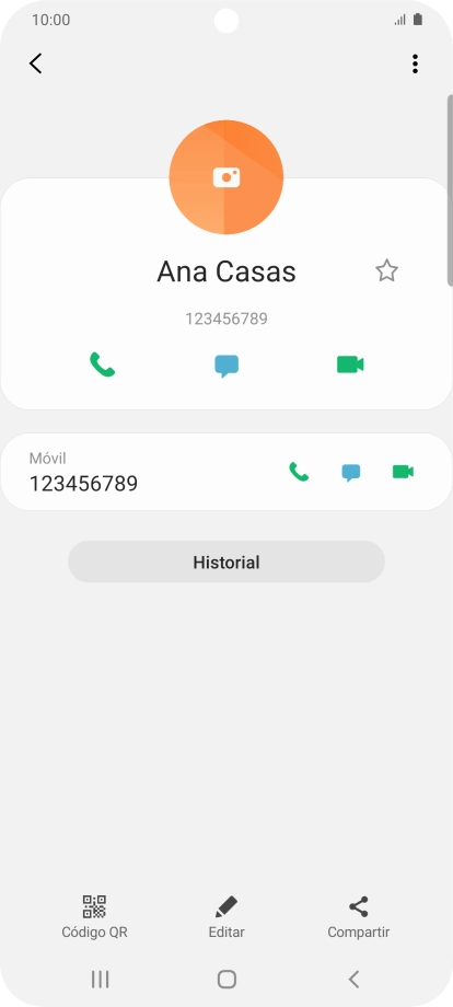 Pulsa la tecla de inicio para terminar y regresar a la pantalla de inicio.