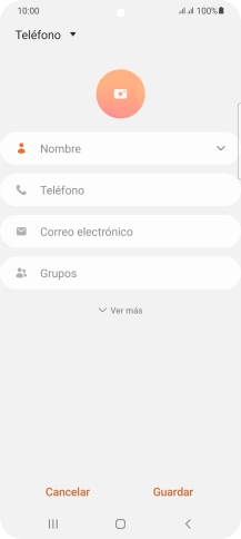 Pulsa la lista desplegable de la guía.