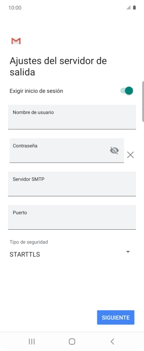 Pulsa el indicador junto a 