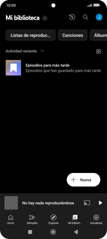 Pulsa la lista desplegable.