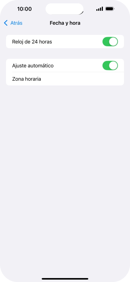 Desliza el dedo hacia arriba desde la parte inferior de la pantalla para terminar y volver a la pantalla de inicio.