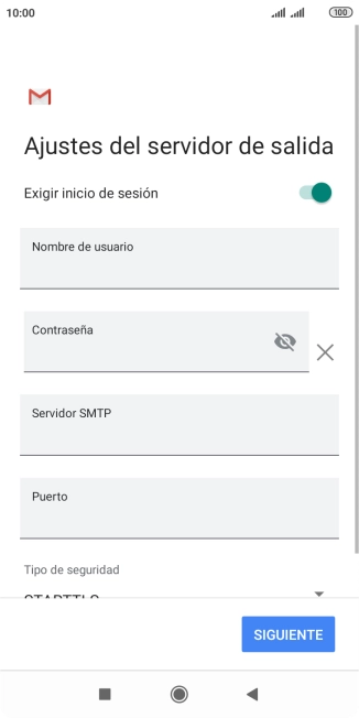 Pulsa el indicador junto a 