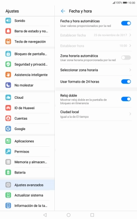 Pulsa el indicador junto a 