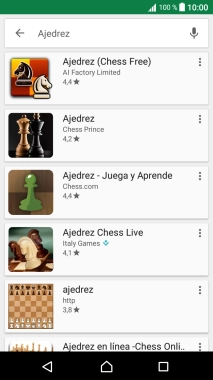 Pulsa la app deseada.