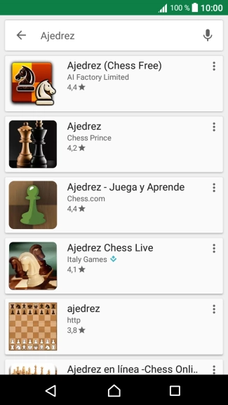 Pulsa la app deseada.