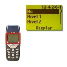 Elija una de los tres niveles de sonido o pulse No si no desea que haya sonido en el teclado.