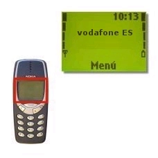 En el centro de la pantalla aparece qué operador está utilizando e teléfono.