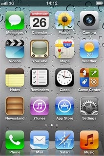 The 3G icon shows that 3G is available. If 3G isn't available, a different network mode is automatically selected.Further information: Select network