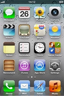 The battery charging icon shows that the battery is charging.Further information: Charge the battery