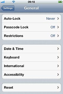 Press Passcode Lock.