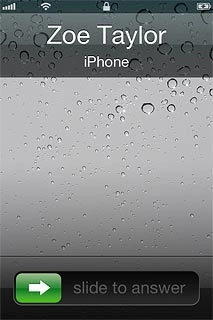 If the key lock is turned on:Drag the arrow right.