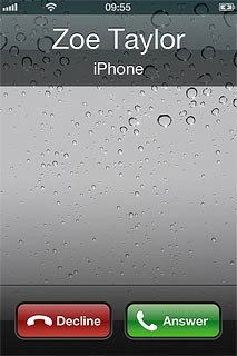 If the key lock is turned off:Press Decline to reject a call.