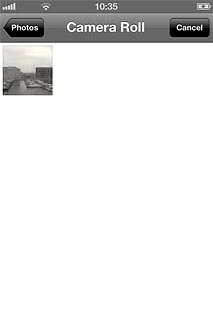 Go to the required folder.Press the required picture.