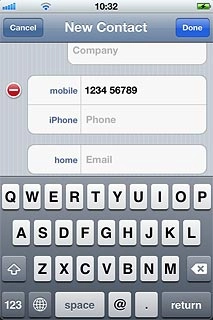 Press Email and key in the required email address.