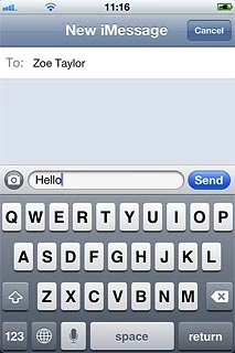 Press the camera icon.