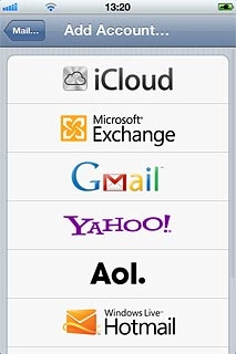 Press Microsoft Exchange.